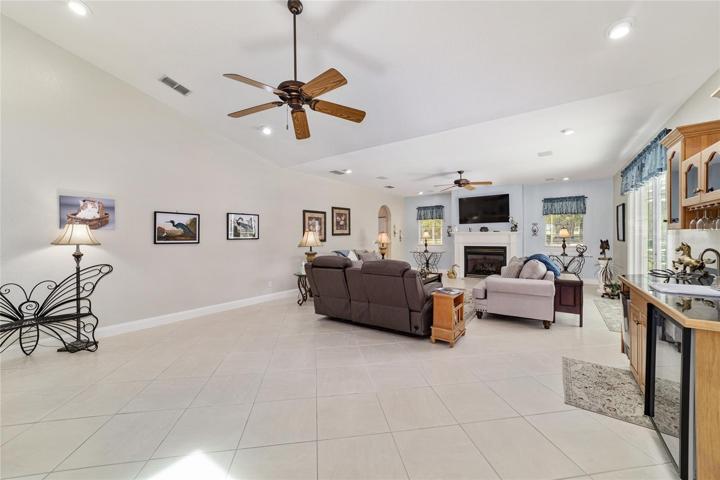 FAMILY ROOM FROM KITCHEN