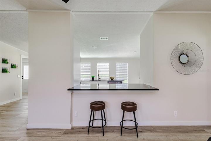 View of Kitchen/Backyard