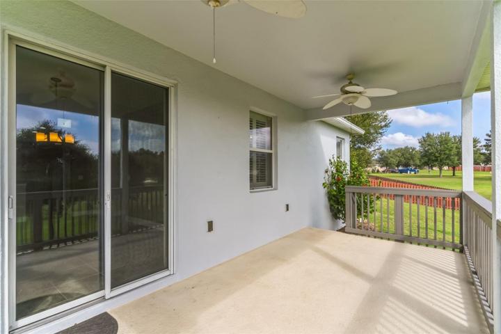 rear patio