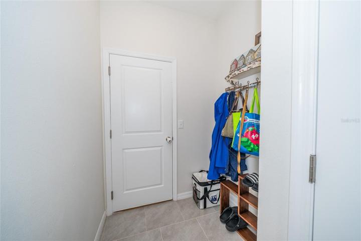 Drop Zone area coming in from 3-car garage