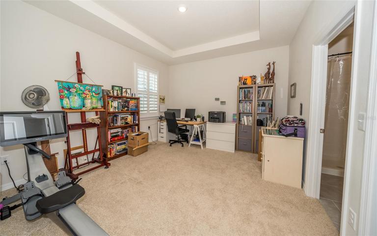4th Bedroom, which connects to it'e own living area for a mult-generational living space.