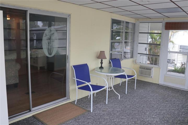 Enclosed front Porch
