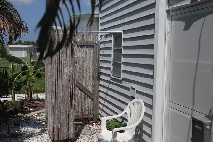 Outdoor Shower Space