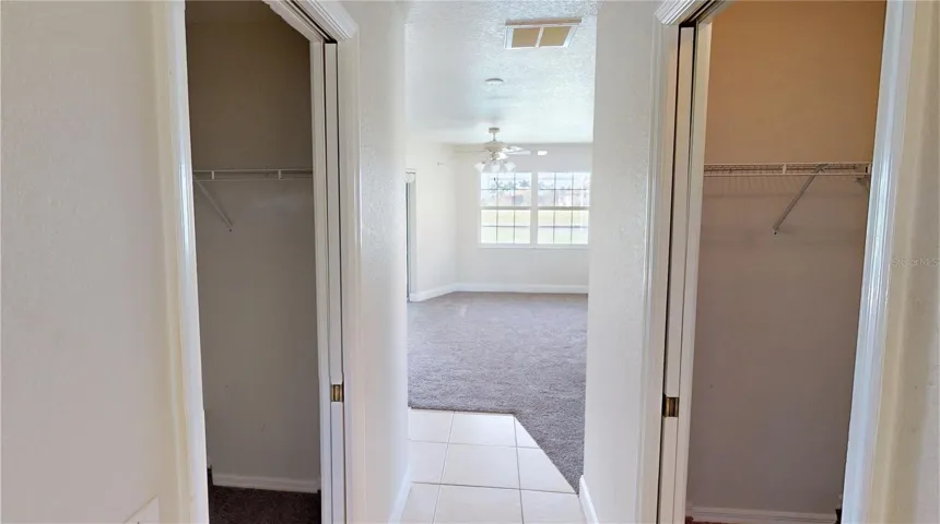 Dual Walk in Closets