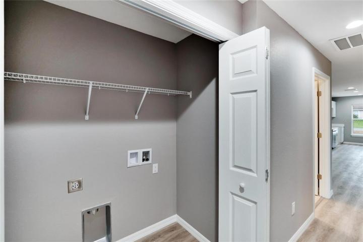 Washer, dryer hookups