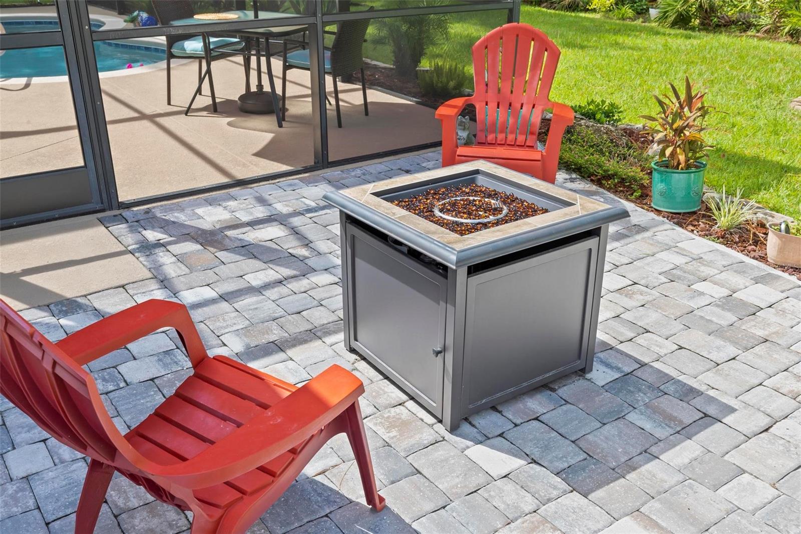 paved entertainment area