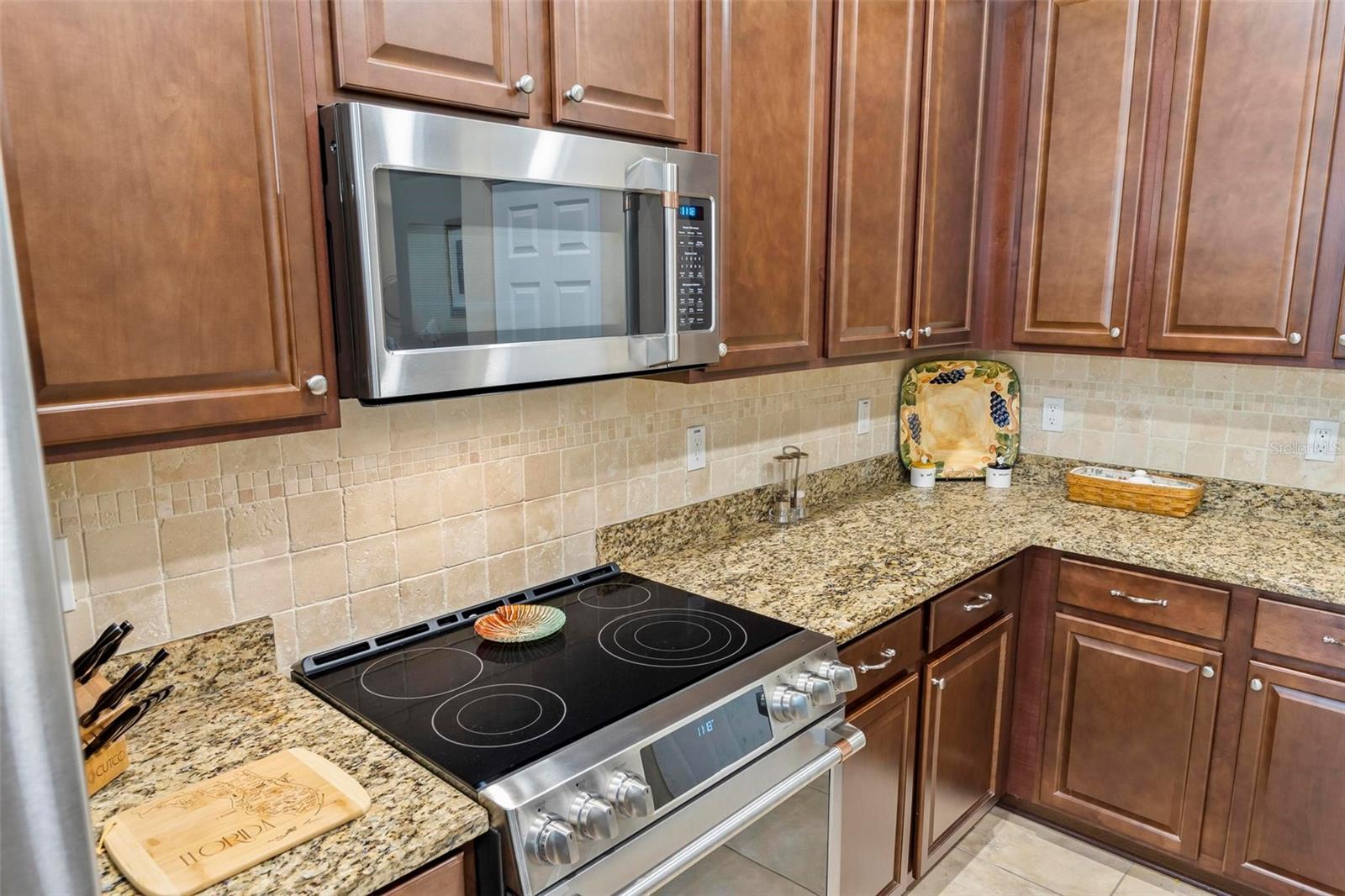Kitchen with granite counters