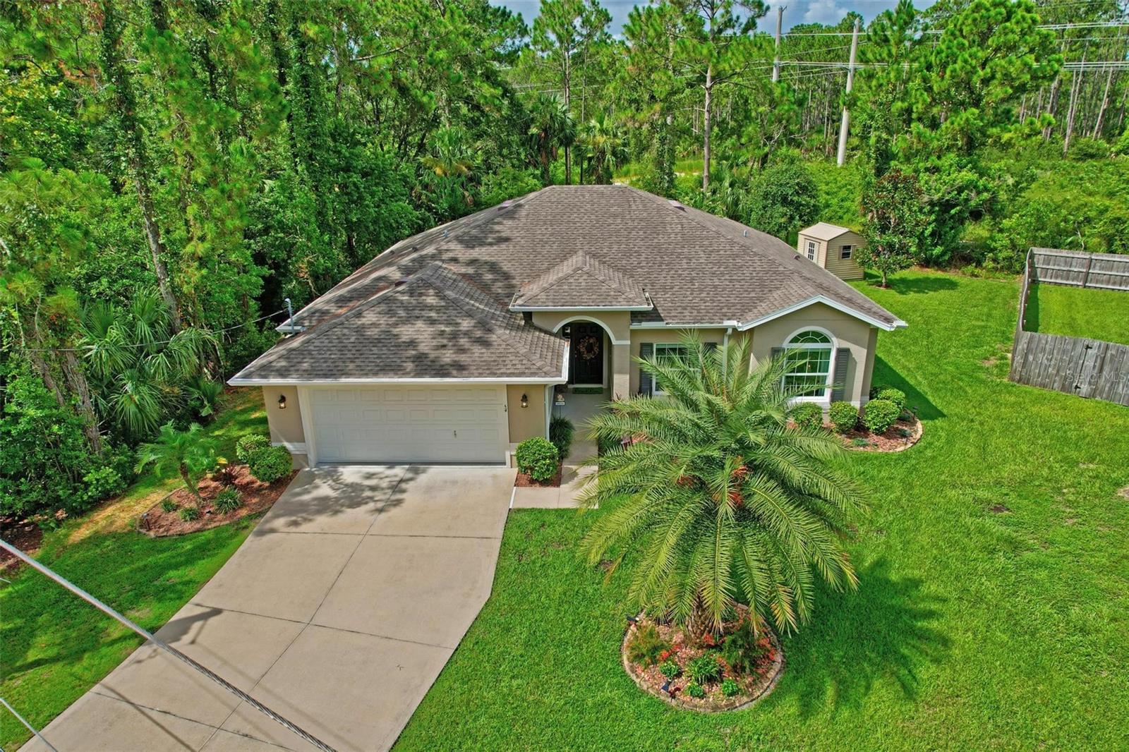 lush landscaping