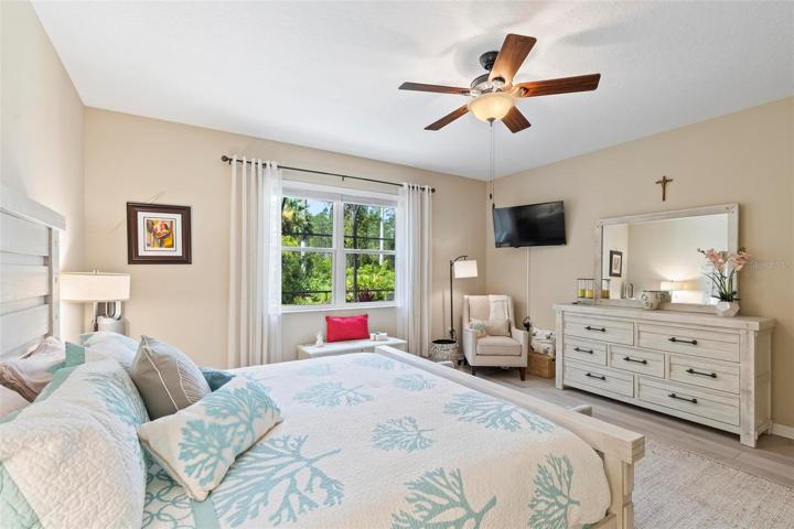 Spacious master bedroom