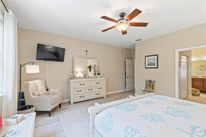 Spacious master bedroom