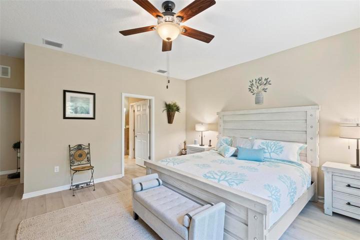 Spacious master bedroom
