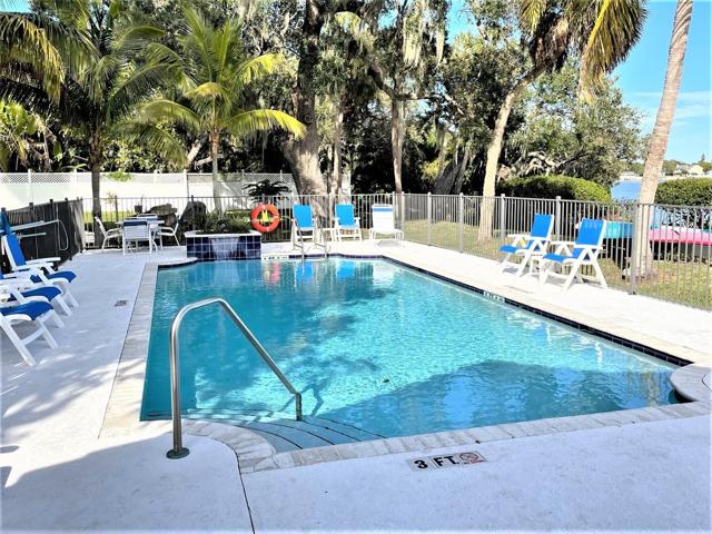 Pool view looking towards the pond
