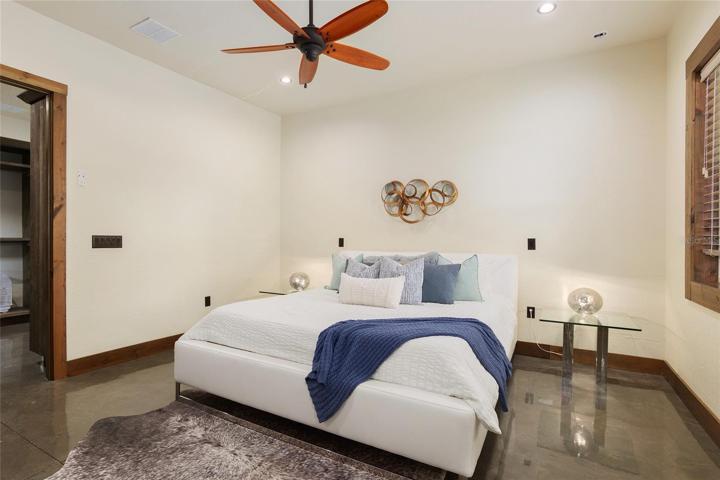 Master bedroom suite