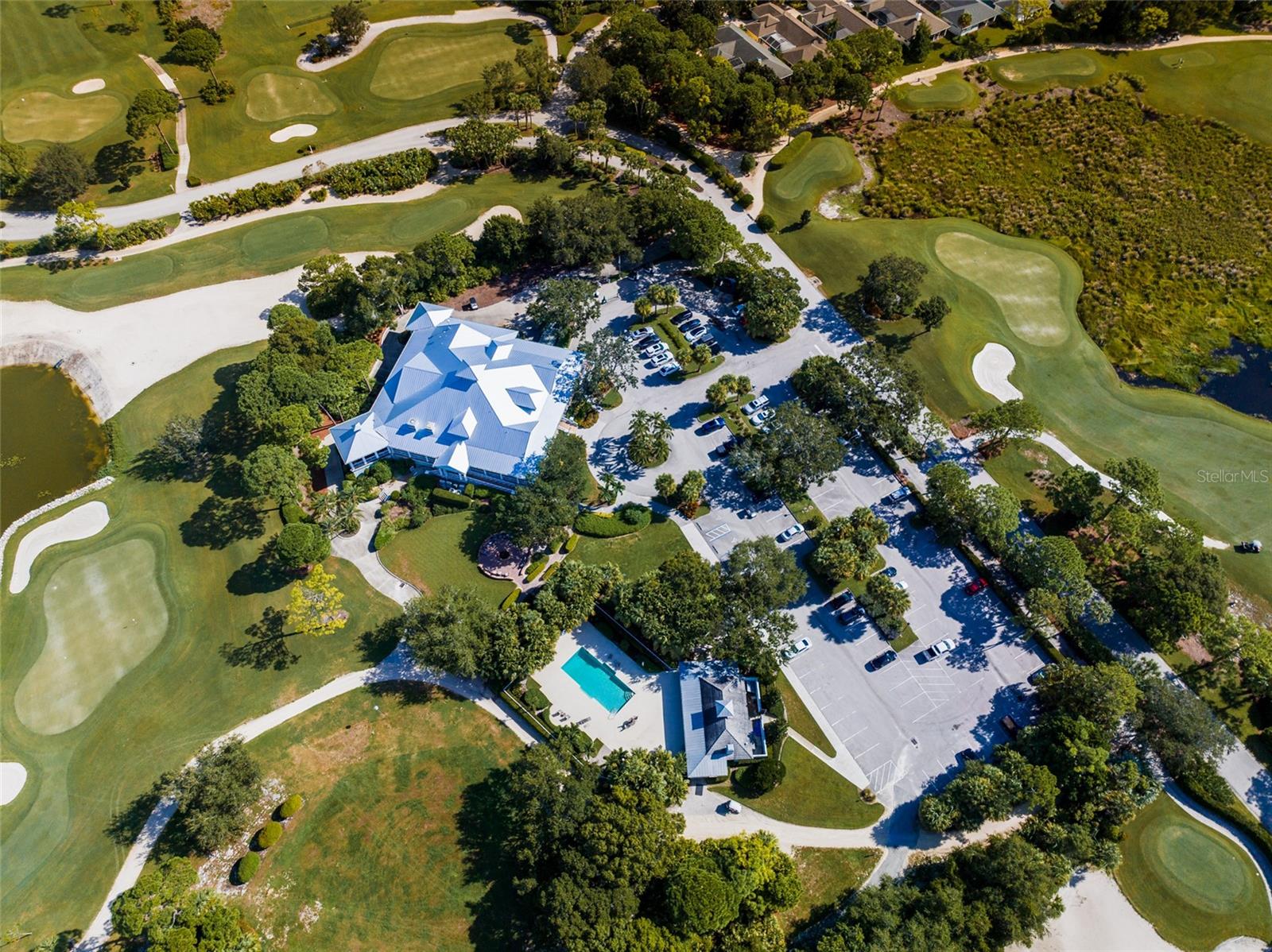 Aerial View of the Clubhouse