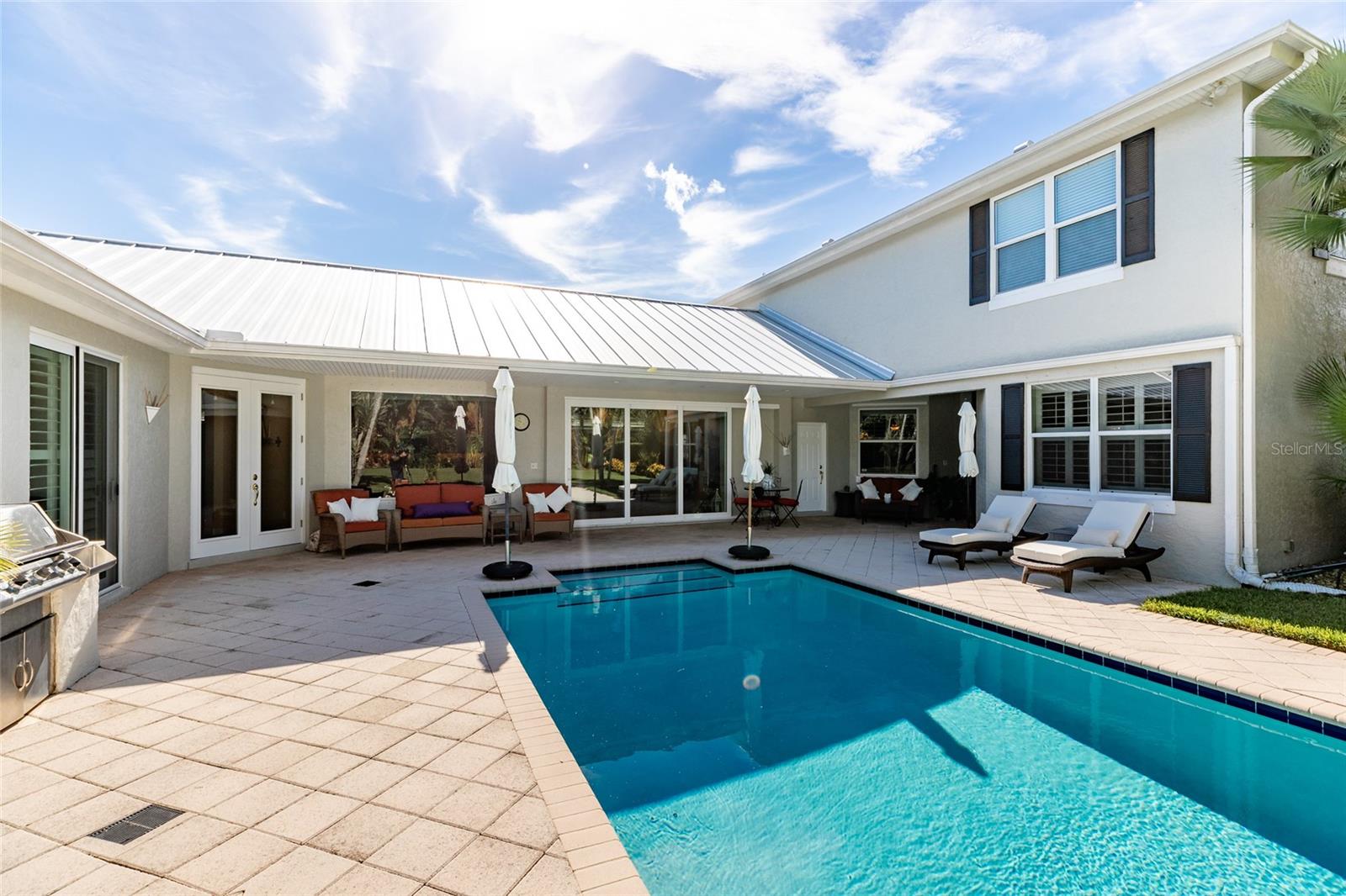 Pool from yard