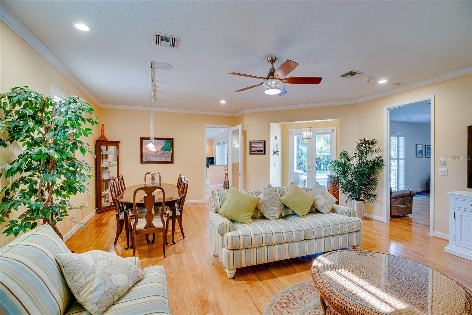 View of 2nd Living Room and Dining Room towards entrance