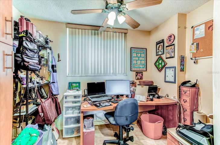 Additional office space or storage room facing west.