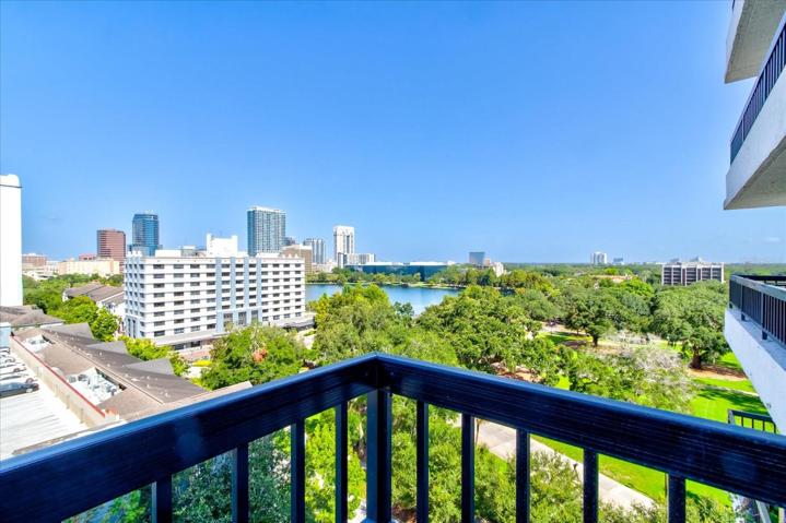 View from your balcony facing Lake Eola.