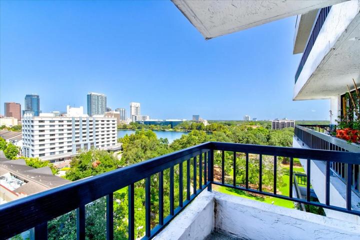 Primary bedroom view of Lake Eola.