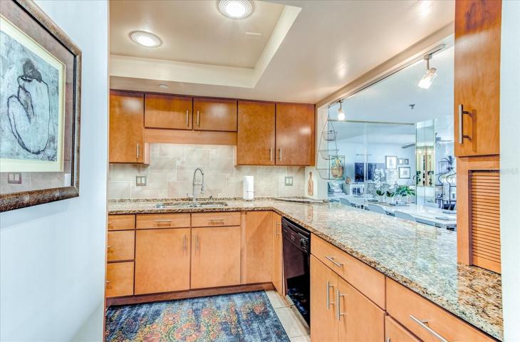 Updated kitchen area.