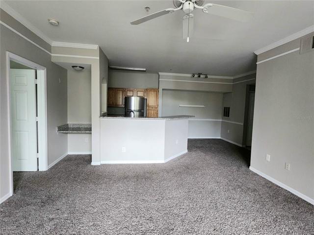 living area, open kitchen