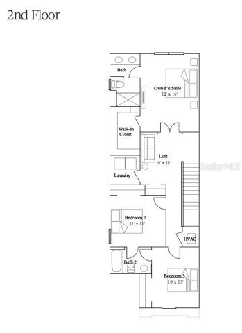 Floor Plan - 2nd Floor
