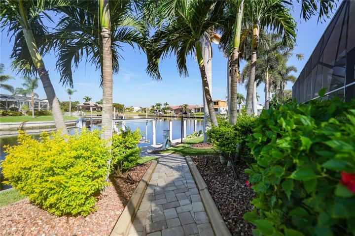 Paved Walkway to Dock