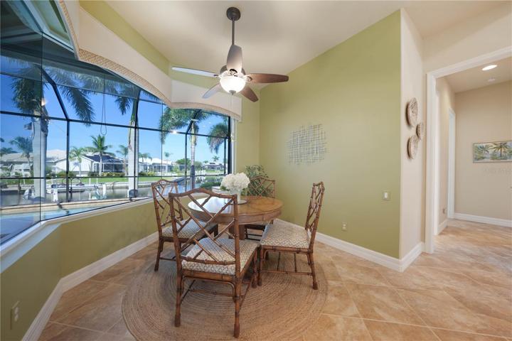 Breakfast Nook with Aquarium Windows
