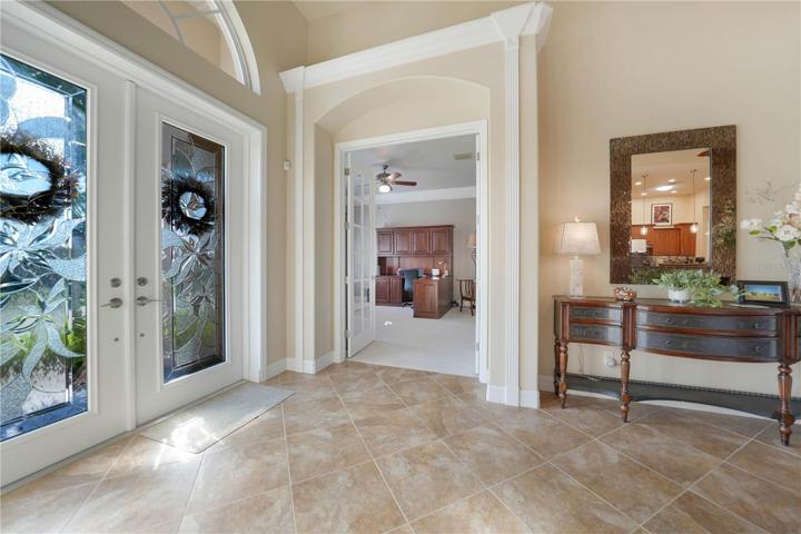 Foyer with adjacent Office/Extra Bedroom