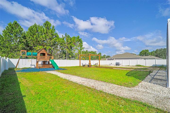 Behind pool area.