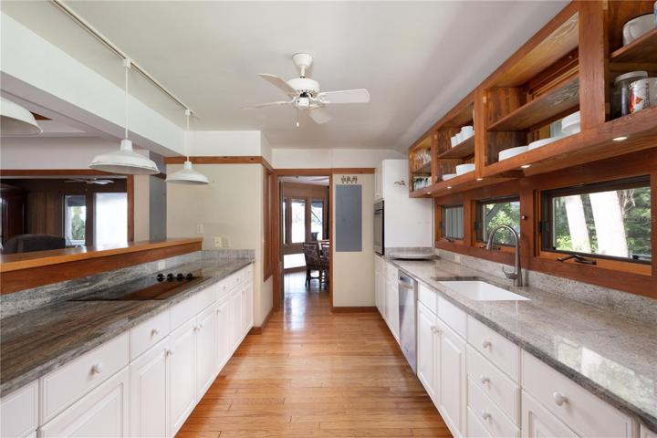 Chef's Kitchen leading to dining room