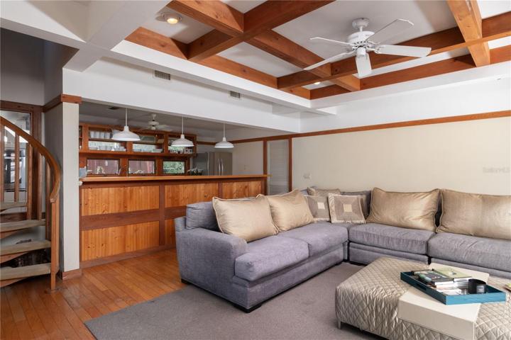 Great room to kitchen