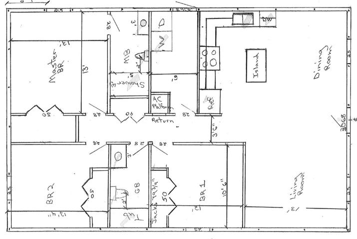 floor plan of home
