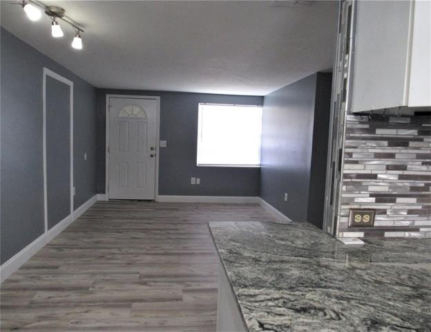Kitchen, looking towards combined Living/Dining area.