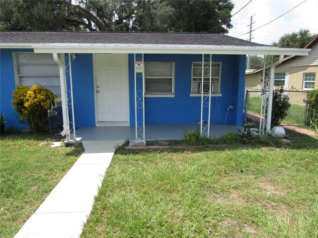 Covered front porch.