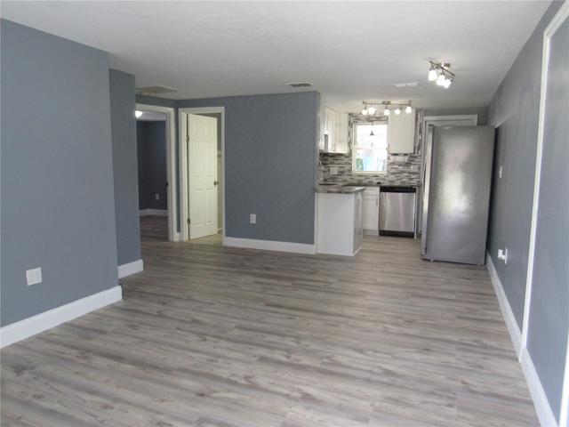 Combined Living room/Dining area.