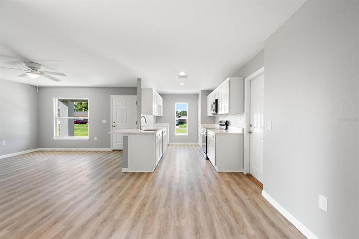 Dining/Kitchen/Living Room