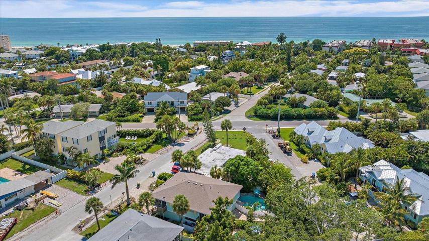A few blocks from beach access