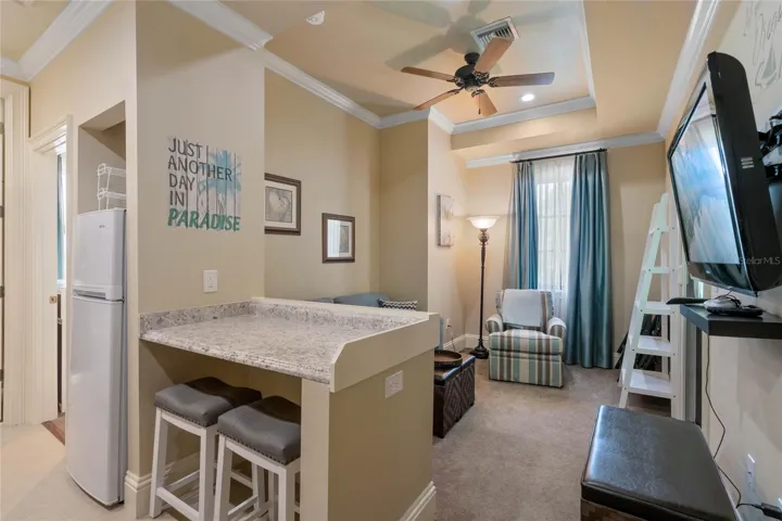 Apartment Living Room/Breakfast Bar