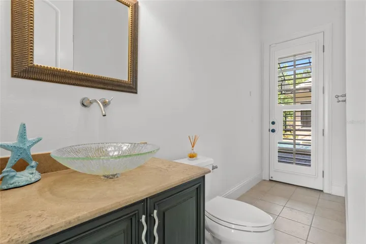 Bathroom 2 Off of Pool