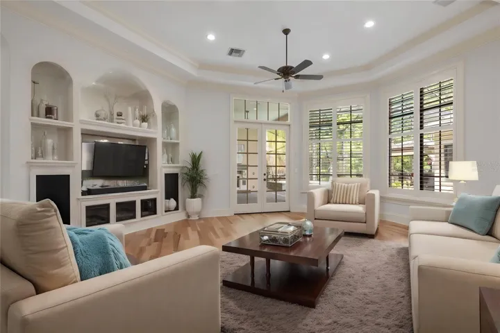 Virtually Staged Family Room