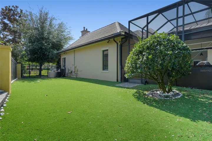 Artificial Turf Side Yard