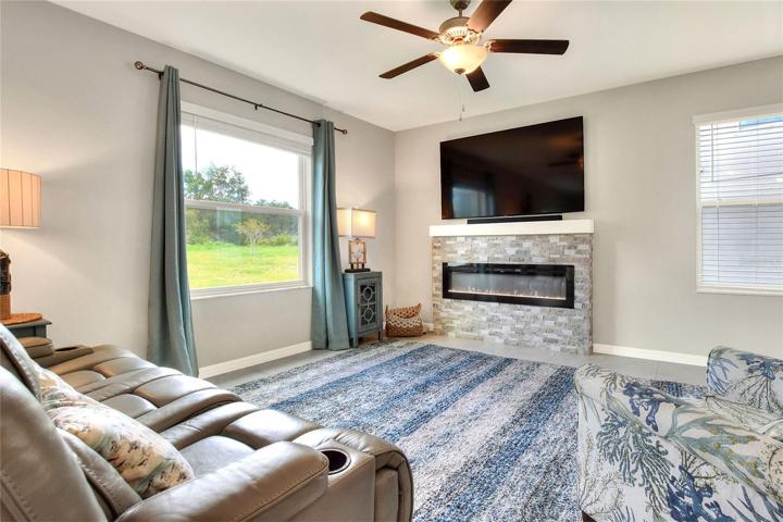 Family Room with Fireplace
