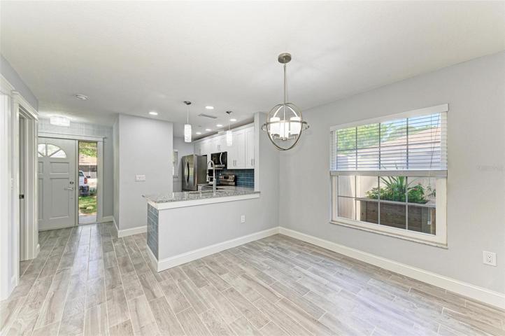 Unique lighting for the dinning room table