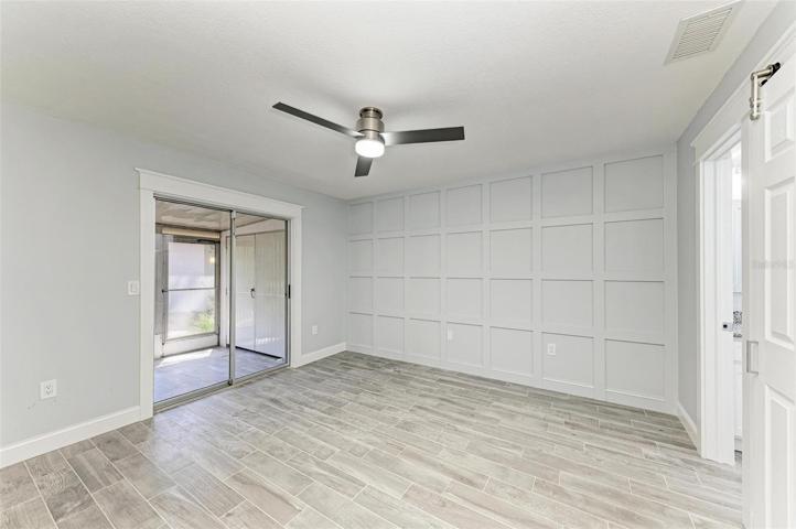 Accent Wall in Master Bedroom