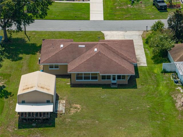 Rear view Workshop & house