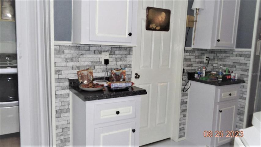 more cabinets, pantry