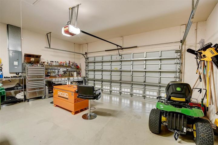 Large garage with hurricane rated door!