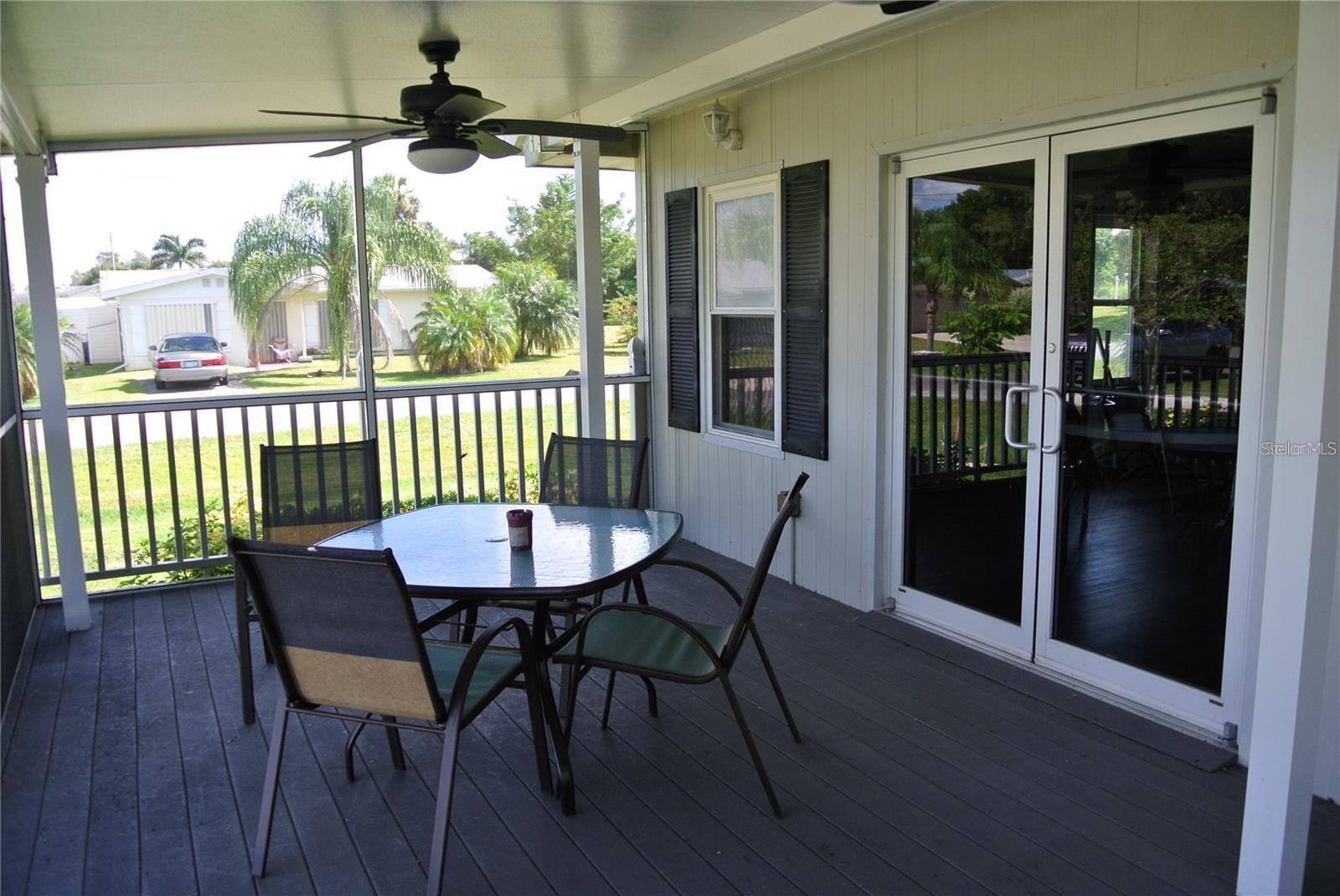 Peace River Shores clubhouse porch