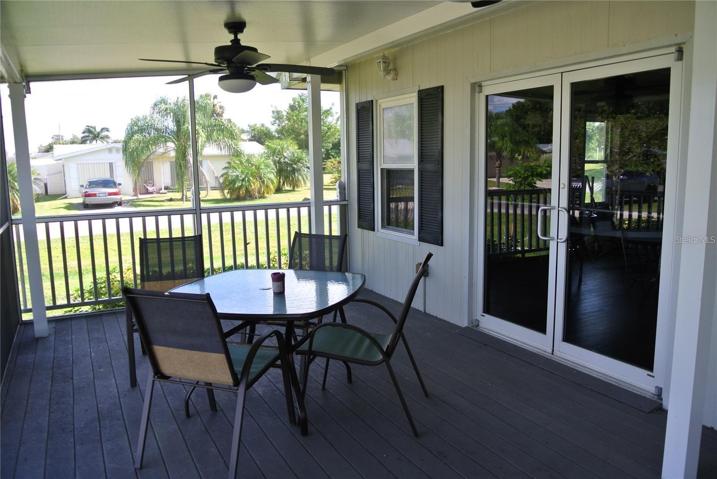 Peace River Shores clubhouse porch